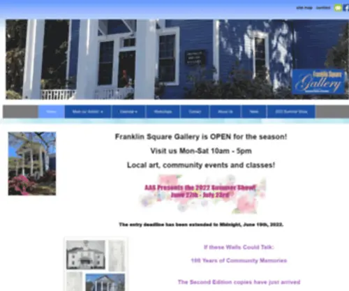 Franklinsquaregallery.com(The Franklin Square Gallery) Screenshot