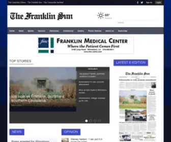 Franklinsun.com(The Franklin Sun) Screenshot