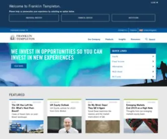 Franklintempleton.co.uk(Mutual Funds) Screenshot