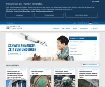 Franklintempleton.de(Investmentfonds) Screenshot