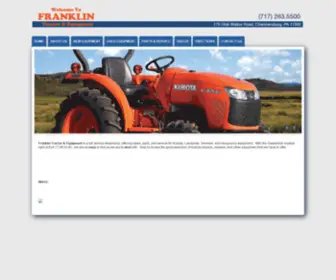 Franklintractor.com(Franklin Tractor & Equipment) Screenshot