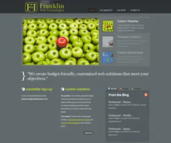 Franklinwebtech.com(Franklin web technologies) Screenshot