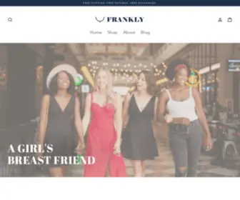 Franklyapparel.com(Frankly Apparel) Screenshot