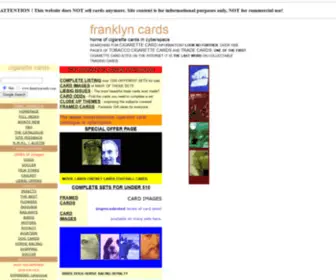 Franklyncards.com(FRANKLYN CARDS) Screenshot