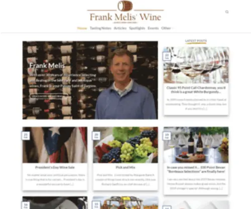 Frankmeliswine.com(Always Drink Good Wine) Screenshot