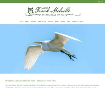 Frankmelvillepark.org(Setauket, New York 11733) Screenshot