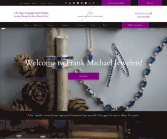 Frankmichaeljewelers.com(Chicago Engagement Rings) Screenshot