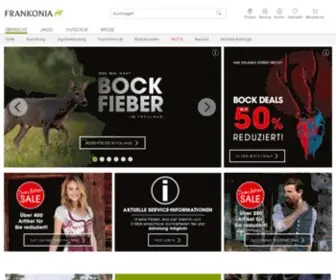 Frankonia.com(Frankonia Online Shop) Screenshot