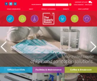 Frankparsons.com(The Supply Room) Screenshot