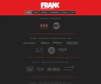 Frankproductions.com(Frank Productions) Screenshot