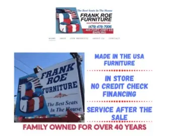 Frankroefurniture.com(Frank Roe Furniture) Screenshot