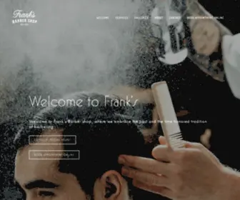Franksbarberchicago.com(Frank&#039;s Barber Shop) Screenshot