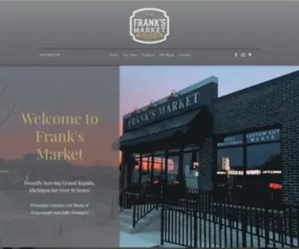 Franksmarketgr.com(Meat Market) Screenshot