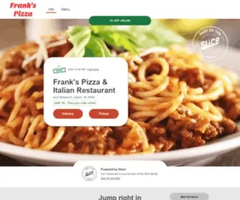 Frankspizzaitalianrestaurant.com(Frankspizzaitalianrestaurant) Screenshot