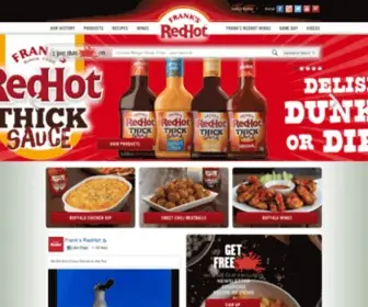 FranksredhotStore.com(Hot Sauces) Screenshot