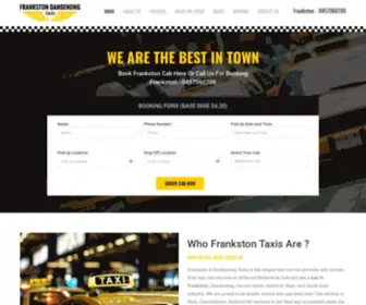 Frankstondandenongtaxis.com.au(Taxi in Skye) Screenshot