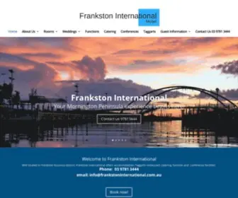 Frankstoninternational.com.au(Frankston International) Screenshot