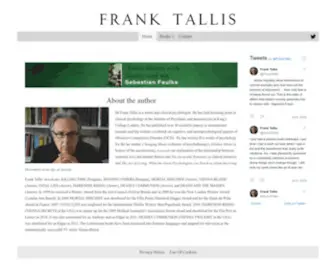 Franktallis.com(The official website of Frank Tallis) Screenshot