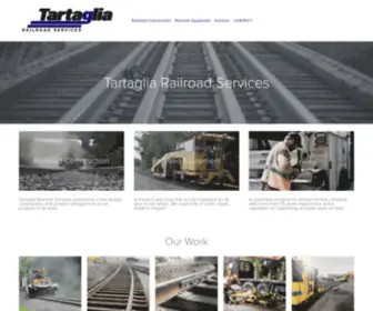 Franktartaglia.com(Tartaglia Railroad Services) Screenshot