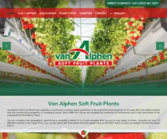 Frankvanalphen.nl(Aardbeienplantenkwekerij Van Alphen) Screenshot