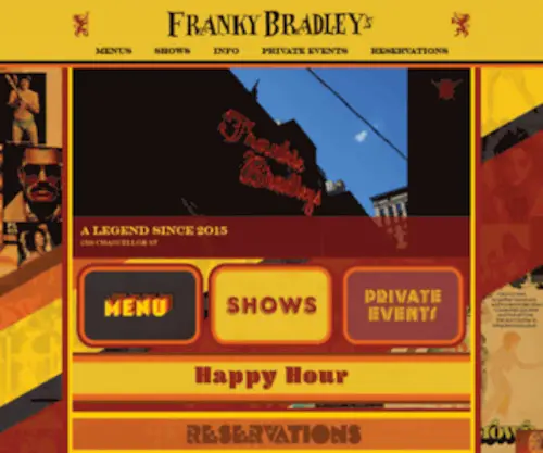 Frankybradleys.com(Franky Bradley's) Screenshot