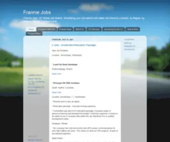 Franniejobs.com(Frannie Jobs) Screenshot