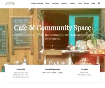 Frannylousporch.org(Cafe & Community Space) Screenshot