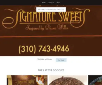 Frannyssignaturesweets.com(FrannysSignatureSweets) Screenshot