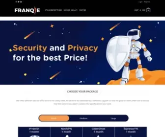 Franqie.com(Cloud Based Services) Screenshot