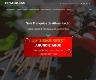 Franquiasalimentacao.com.br(Franquias de Alimentacao em Localizador de franquias de Alimentacao em) Screenshot