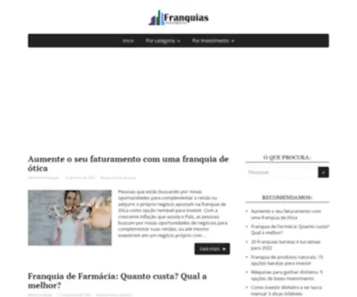 Franquiaseinvestimentos.com.br(Franquias e Investimentos) Screenshot