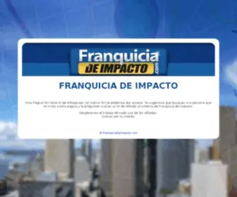 Franquiciadeimpacto.com(Crea Sitios Web Y Apps Móviles En Pocos Minutos) Screenshot