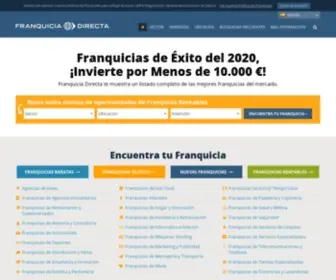 Franquiciadirecta.com(Visita Hoy Franquicia Directa) Screenshot