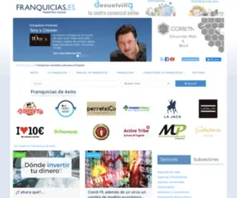 Franquicias.es(FRANQUICIAS RENTABLES Y DE ÉXITO) Screenshot