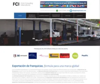 Franquiciasfci.com(Front Consulting International) Screenshot