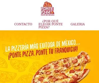 Franquiciaspontepizza.com(Franquicias Ponte Pizza) Screenshot