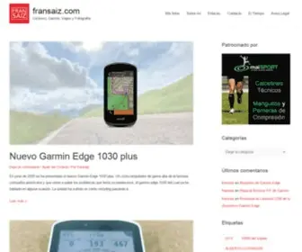 Fransaiz.com(Garmin y Entrenamiento) Screenshot
