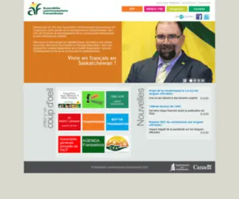 Fransaskois.sk.ca(ACF) Screenshot