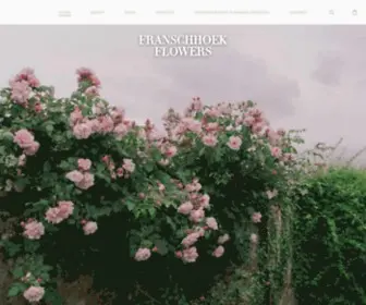 Franschhoekflowers.co.za(Franschhoek Flowers) Screenshot