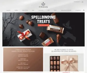 Franschocolates.com(Fran's Chocolates) Screenshot