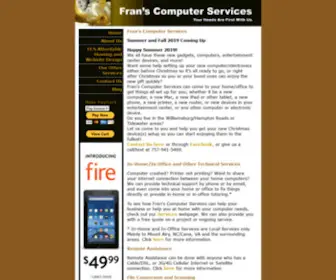 Franscomputerservices.com(Fran's Computer Services) Screenshot