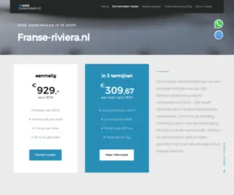 Franse-Riviera.nl(Domeinnaam) Screenshot