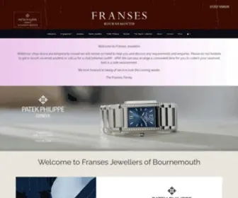 Franses.co.uk(Franses Jewellers Bournemouth) Screenshot