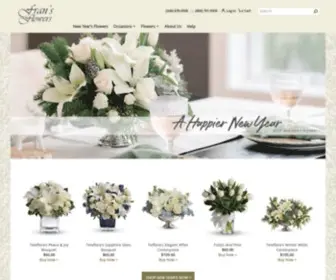 Fransflowershop.com(Seattle Florist) Screenshot