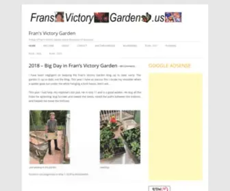 Fransvictorygarden.us(Frans Victory Garden) Screenshot