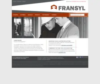 Fransyl.com(Coffrage isolant) Screenshot