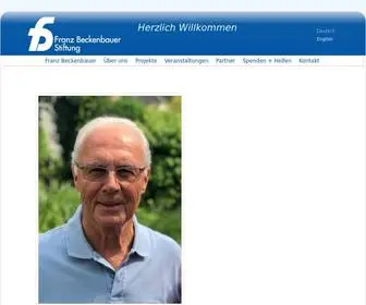 Franz-Beckenbauer-Stiftung.de(Franz Beckenbauer Stiftung) Screenshot