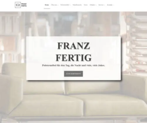 Franz-Fertig.de(Verwandelbare Polstermöbel. Qualität) Screenshot
