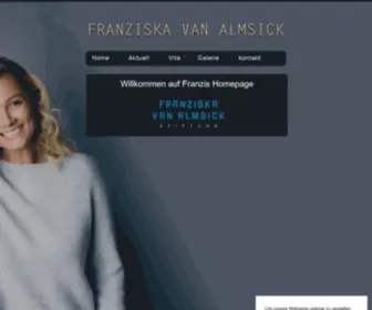 Franzi.de(Franziska van Almsick) Screenshot