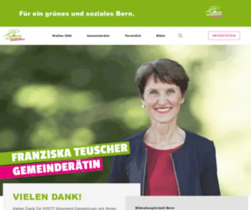 Franziskateuscher.ch(Grüne) Screenshot